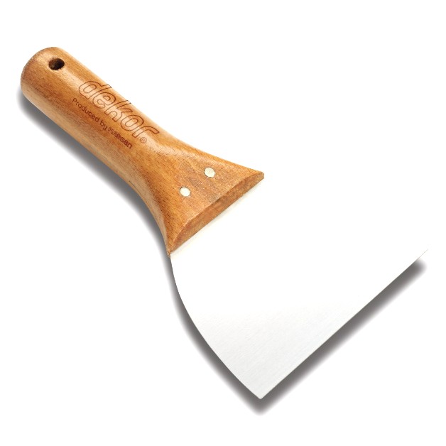 DEKOR MACUN ISPATULA AHŞAP.SAP YAY ÇELİK 14CM (12)